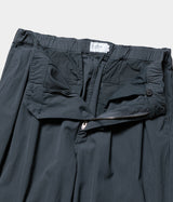 STILL BY HAND "PT02241" Garment-dye 4 tuck pants