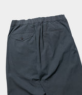 STILL BY HAND "PT02241" Garment-dye 4 tuck pants