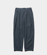 STILL BY HAND "PT02241" Garment-dye 4 tuck pants