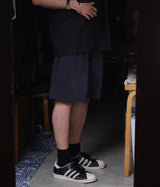 SSSTEIN "WINDPROOF NYLON WIDE EASY SHORT TROUSERS"