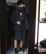 SSSTEIN "WINDPROOF NYLON WIDE EASY SHORT TROUSERS"