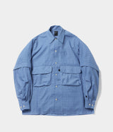DAIWA PIER39 "TECH SPORTS OPEN COLLAR SHIRTS L/S MINI PLAIDS"