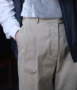 A.PRESSE "Type.2 Melange Gabardine Trousers"