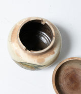 Jiro Kinjo "Line carved fish pattern tea pot"