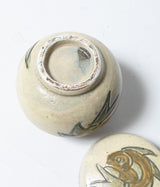 Jiro Kinjo "Line carved fish pattern tea pot"