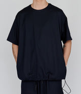UNTRACE "TECH WOOL SPLIT RAGLAN PULLOVER SHIRT S/S"