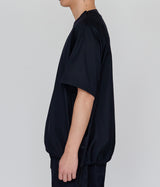 UNTRACE "TECH WOOL SPLIT RAGLAN PULLOVER SHIRT S/S"