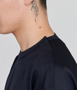 UNTRACE "TECH WOOL SPLIT RAGLAN PULLOVER SHIRT S/S"
