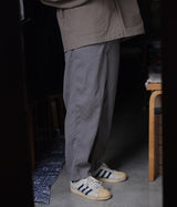 STILL BY HAND "PT04241" Garment-dye easy pants