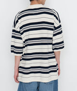 NANAMICA "Stripe Polo Sweater"