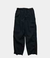 STILL BY HAND "PT04241" Garment-dye easy pants