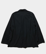 STILL BY HAND "SH08242" Cotton silk open collar shirt