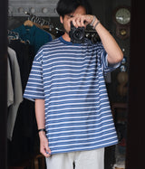 DAIWA PIER39 "TECH DRAWSTRING MULTI BORDER S/S TEE"