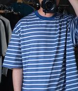 DAIWA PIER39 "TECH DRAWSTRING MULTI BORDER S/S TEE"
