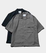 STILL BY HAND "SH01242" S/S open collar shirt