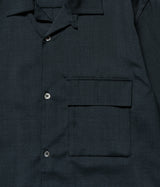 STILL BY HAND "SH01242" S/S open collar shirt