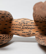 OAXACA WOOD CARVING "Cacomistle (by Isaias Jimenez)"