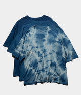 FILMELANGE "DYLAN" Crewneck Tee (Ryukyu Indigo Dye)