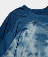 FILMELANGE "DYLAN" Crewneck Tee (Ryukyu Indigo Dye)