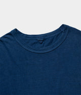 FILMELANGE "DYLAN" Crewneck Tee (Ryukyu Indigo Dye)