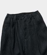 STILL BY HAND "PT06242" Linen tapered pants