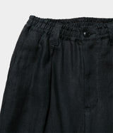 STILL BY HAND "PT06242" Linen tapered pants
