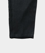 STILL BY HAND "PT06242" Linen tapered pants