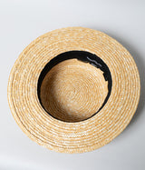 COMESANDGOES "10mm WHEAT BRAID BOATER HAT"