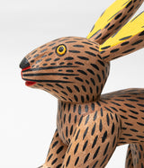 OAXACA WOOD CARVING "ウサギ(イサイアス・ヒメネス作)"