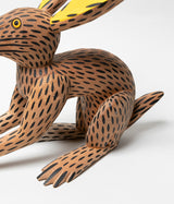 OAXACA WOOD CARVING "ウサギ(イサイアス・ヒメネス作)"