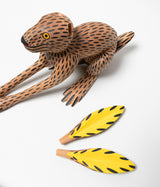 OAXACA WOOD CARVING "ウサギ(イサイアス・ヒメネス作)"