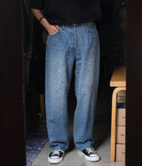 SSSTEIN "VINTAGE REPRODUCTION SPLASHED DENIM JEANS"