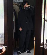 SSSTEIN "WINDPROOF NYLON EASY WIDE TROUSERS"