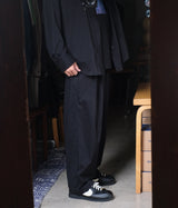 SSSTEIN "WINDPROOF NYLON EASY WIDE TROUSERS"