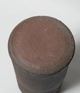 Komura Kihan "Breathing jar (fermentation jar) cylindrical type" (Okinawa, Arayaki)