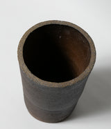 Komura Kihan "Breathing jar (fermentation jar) cylindrical type" (Okinawa, Arayaki)