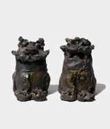 Komura Kihan"Kiln-transformed Shisa (pair)" (Okinawa, Arayaki)