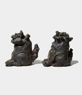 Komura Kihan"Kiln-transformed Shisa (pair)" (Okinawa, Arayaki)