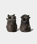 Komura Kihan"Kiln-transformed Shisa (pair)" (Okinawa, Arayaki)
