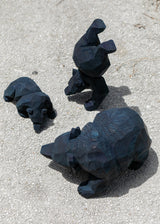 Kenji Sato "Handstand Bear (Ryukyu Indigo)"