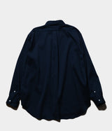 A.PRESSE "Double Weave Twill Regular Collar Shirt"