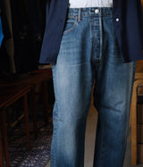 A.PRESSE "Washed Denim Wide Pants"