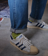A.PRESSE "Washed Denim Wide Pants"