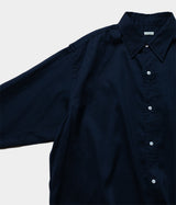 A.PRESSE "Double Weave Twill Regular Collar Shirt"