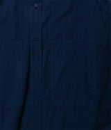 STILL BY HAND "SH01243" Garment-dye over shirt