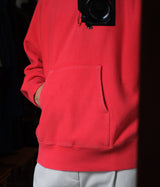 A.PRESSE "Vintage Half Zip Sweat Hoodie"
