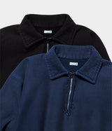 A.PRESSE "Vintage Half Zip Sweat Shirt"