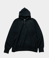 A.PRESSE "Vintage Half Zip Sweat Hoodie"