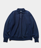 A.PRESSE "Vintage Half Zip Sweat Shirt"