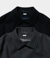 A.PRESSE "Cashmere Light Flannel Coverall Jacket"